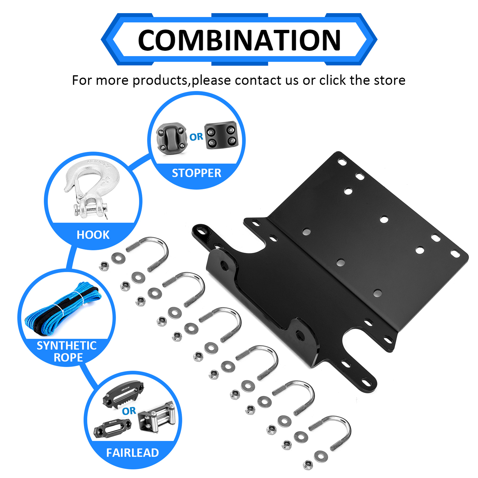 For 1995-2004 Honda Foreman TRX400(FM*FW) / TRX450 (FM*FE*ES*S) Winch Mount