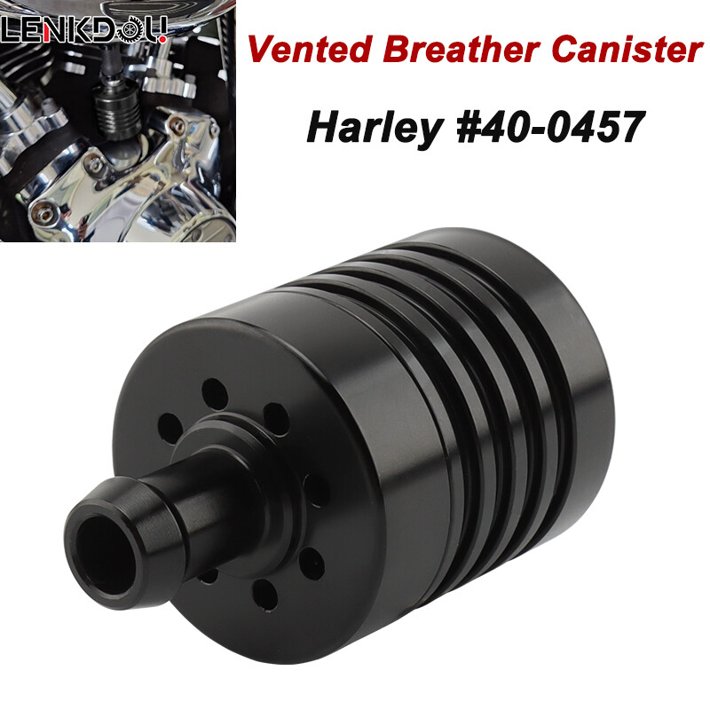 For Harley Engine Oil Collector Vented Breather Canister Gearbox 40-0457 Custom