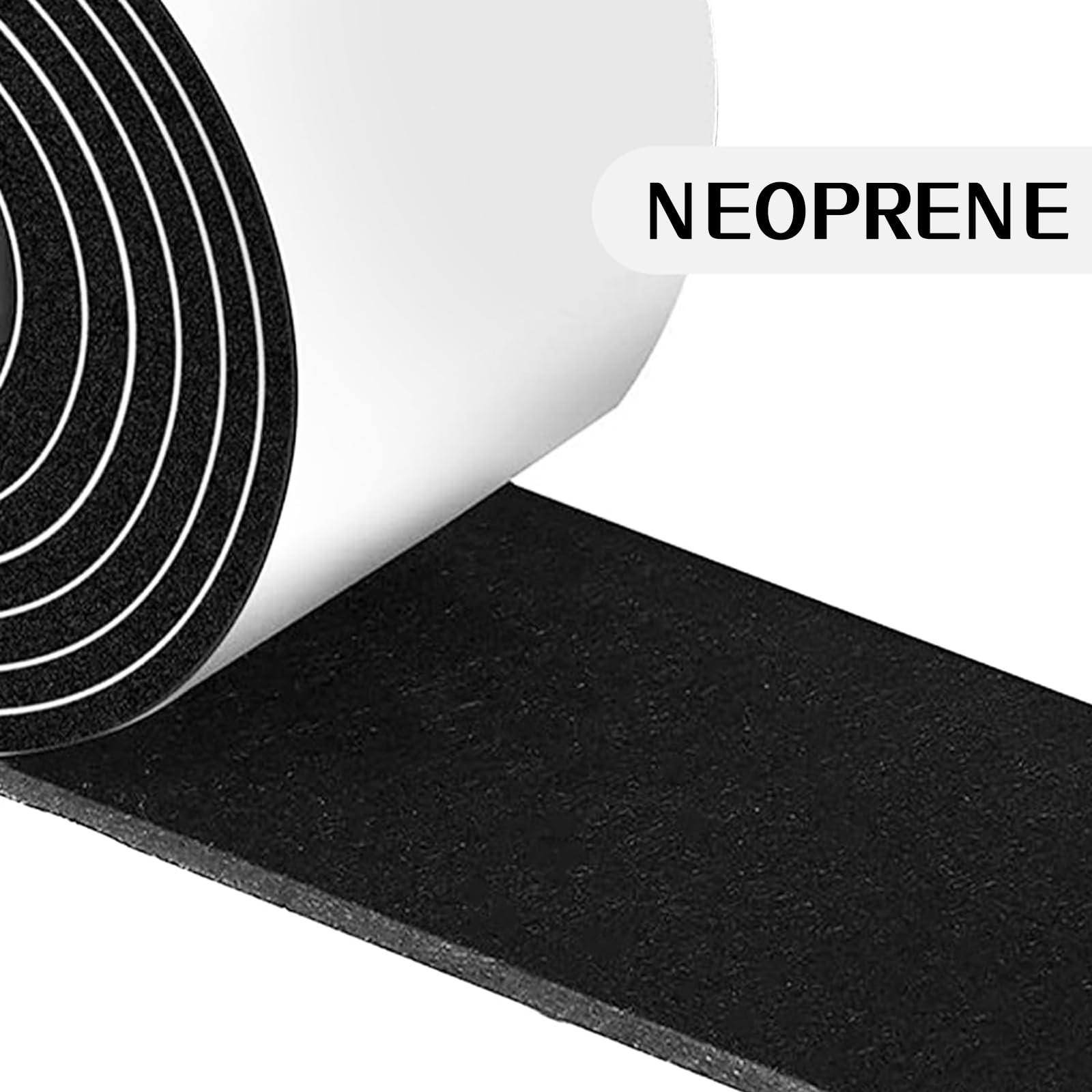 Foam Insulation Tape Self Adhesive, 1/2In X 1/4In X 33Ft Weather Stripping for D