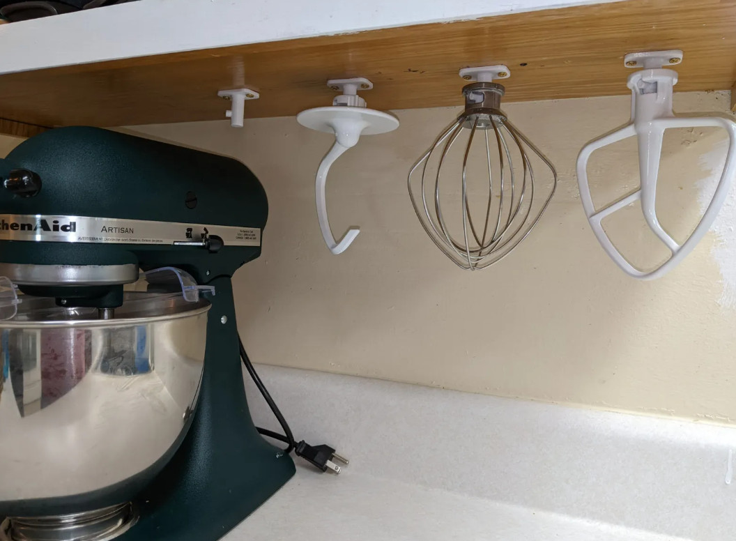 KitchenAid Mixer Attachments Wall Mount *4 Pack*