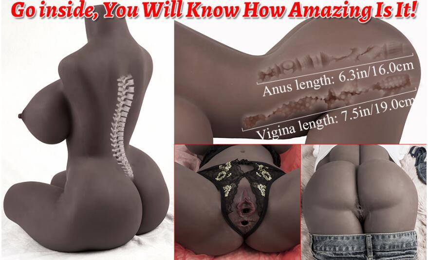 HALF Body BIG Size For Men Adult Toys Real LoveDoll Silicone TPE Sexdolls USA