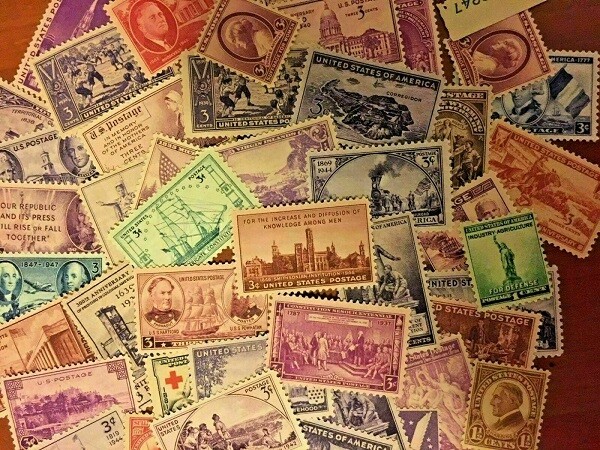 U.S. MINT COLLECTION 400+ VINTAGE STAMPS INCLUDES PLATE BLOCKS / SINGLES & MORE!