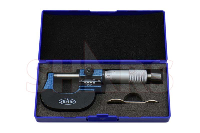 Shars 0- 1" DIGITAL READOUT DIGIT COUTNER OUTISDE MICROMETER 0.0001" CARBIDE P}