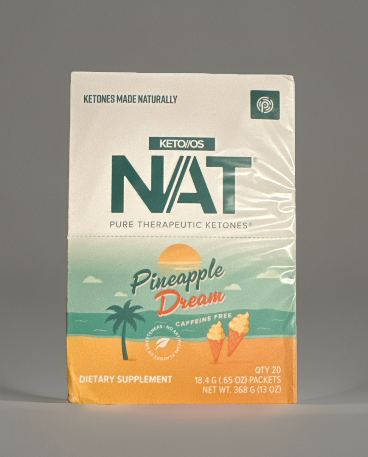 🔥 Pruvit Keto OS NAT Ketones PINEAPPLE DREAM 20PK  CAFFEINE FREE EXP:01/2027