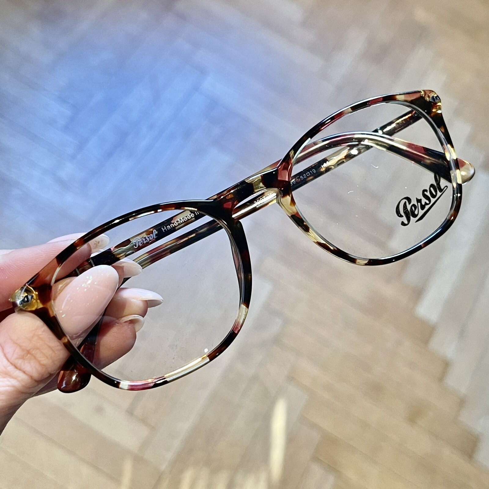 Persol PO 3007 V M 1059 Havana Rose Brown Eyeglasses 52-19-145mm Authentic 100%