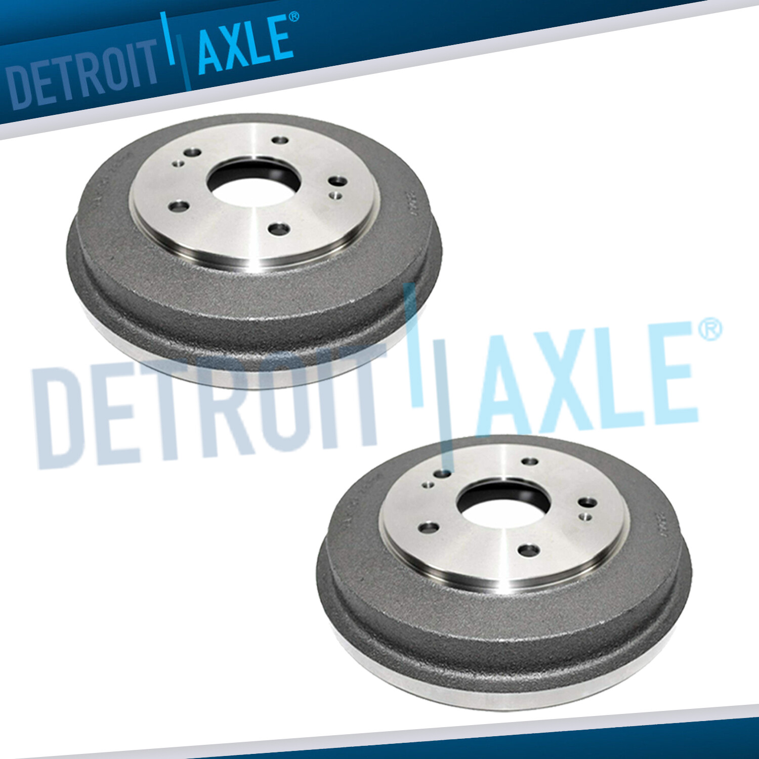 Rear Brake Drum Pair Set for 1997 1998 1999 2000 2001 Honda CR-V