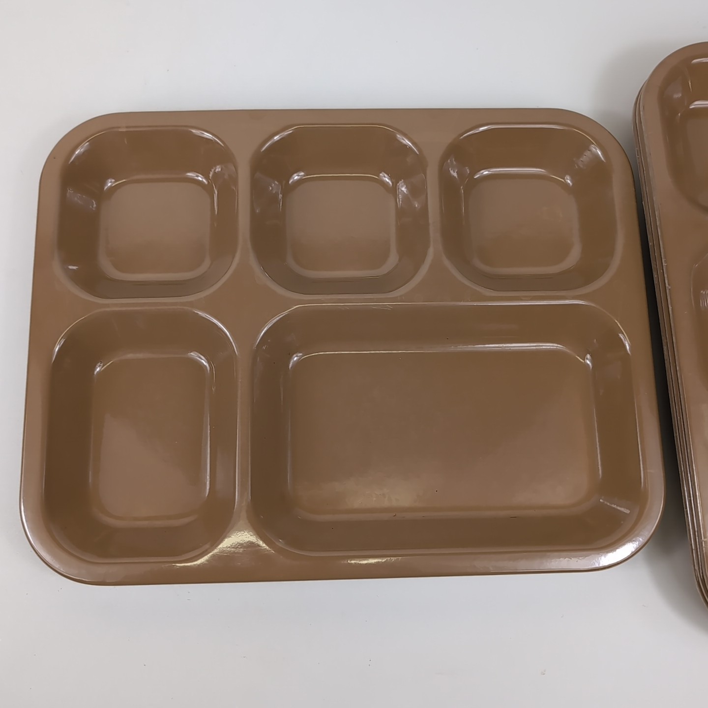 VTG Lot 4 KENRO Melamine Military Army Cafeteria Mess Hall Chow Camp Trays USA