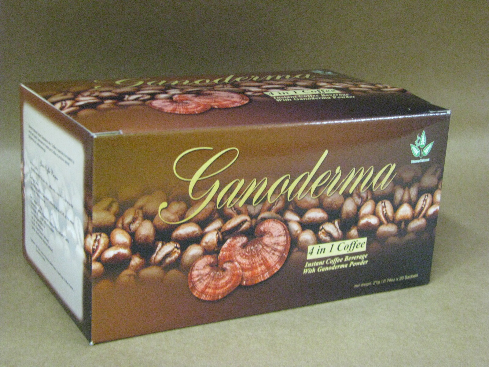 Ganoderma Coffee 4 -1 Creamer & Sugar 20 Boxes - 4 in 1, Healthy Coffee 400 pks