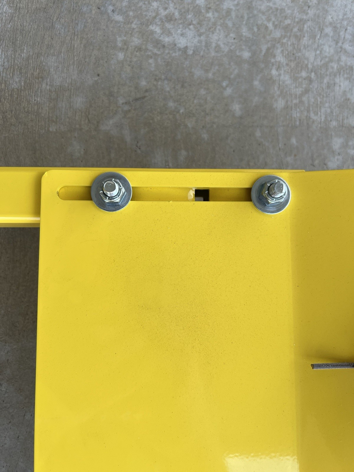 Ladder Safety Gate Amezz PS Industries LSG-21, New. Spring loaded, yellow