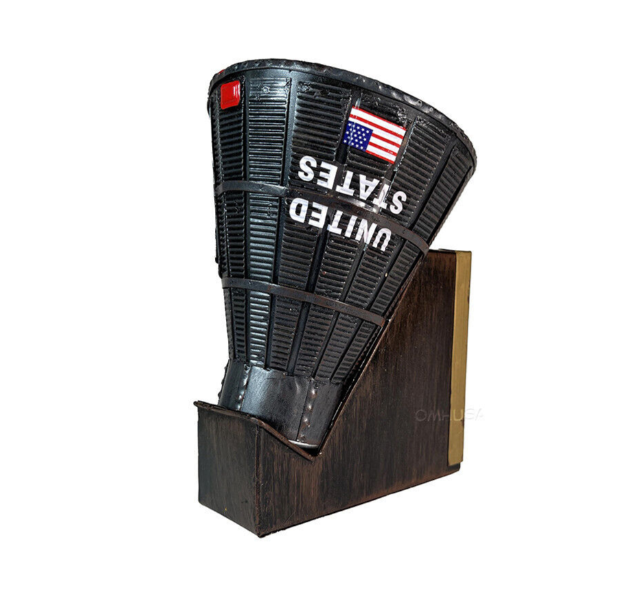 Gemini IV Capsule 1965 Spacecraft Metal Model 6" NASA Spacewalk Space Mission