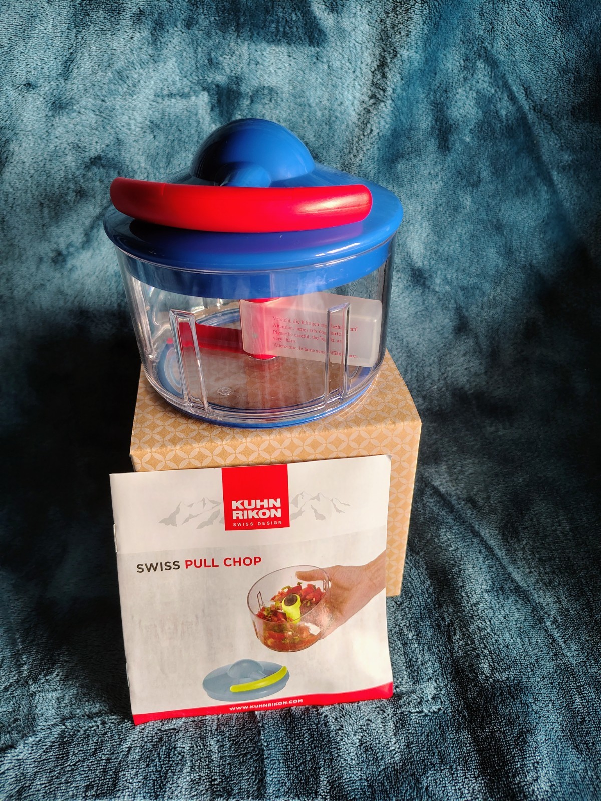 Kuhn Rikon Pull Chop Quick Chopper 2-Cup Capacity NEW