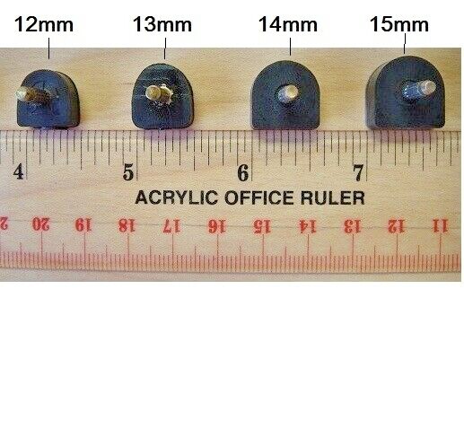 6pc SHOE REPAIR HIGH HEEL TIPS STILETTO REPLACEMENT DOWELS
