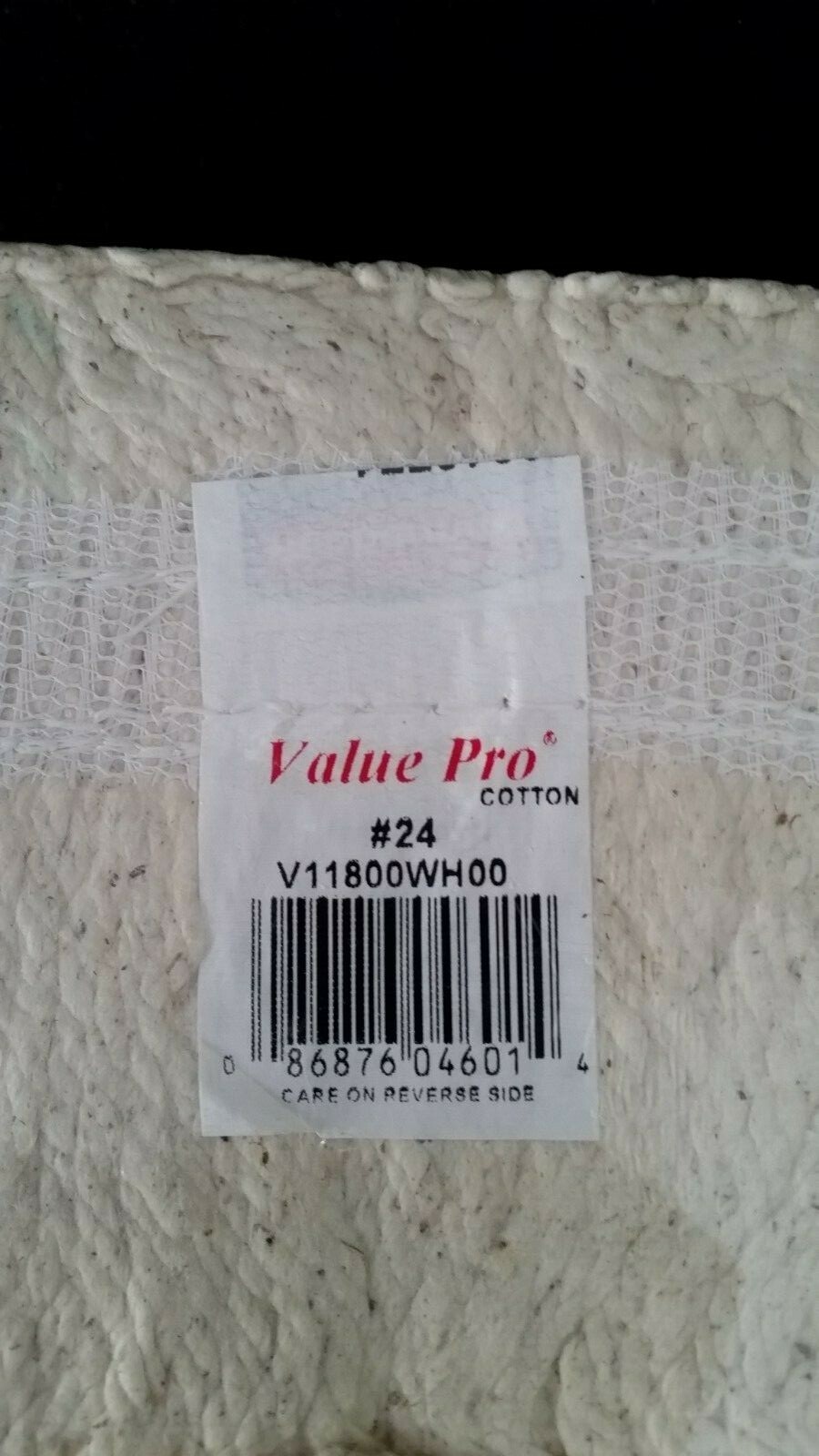 Rubbermaid Value Pro #24 Mop Head - V11800WH00 - 086876046014
