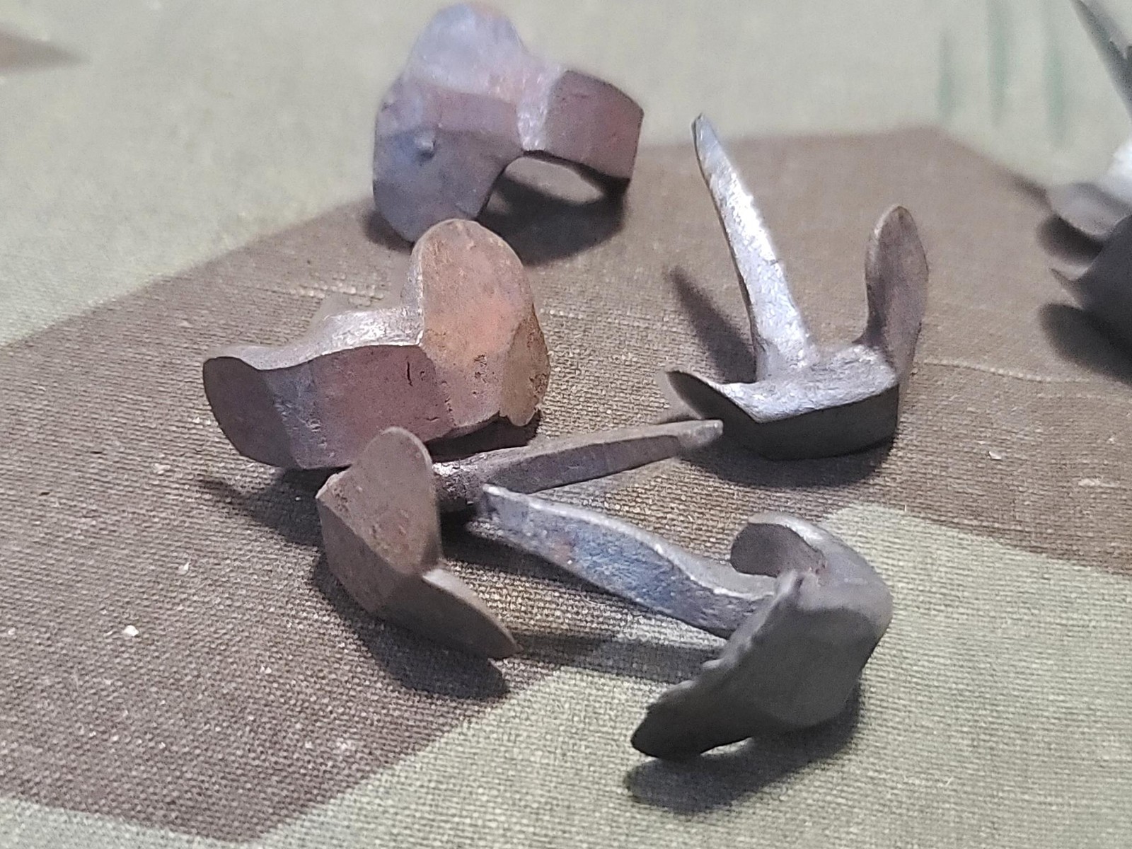 10 WWII German Gebirgsjager Boot Heel Side Hob Nails Hobnails Soldier Wehrmacht