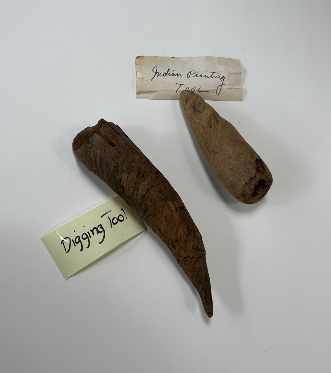 Native American Wooden Tools ? Digging and Planting ? Wood Artifact Antique