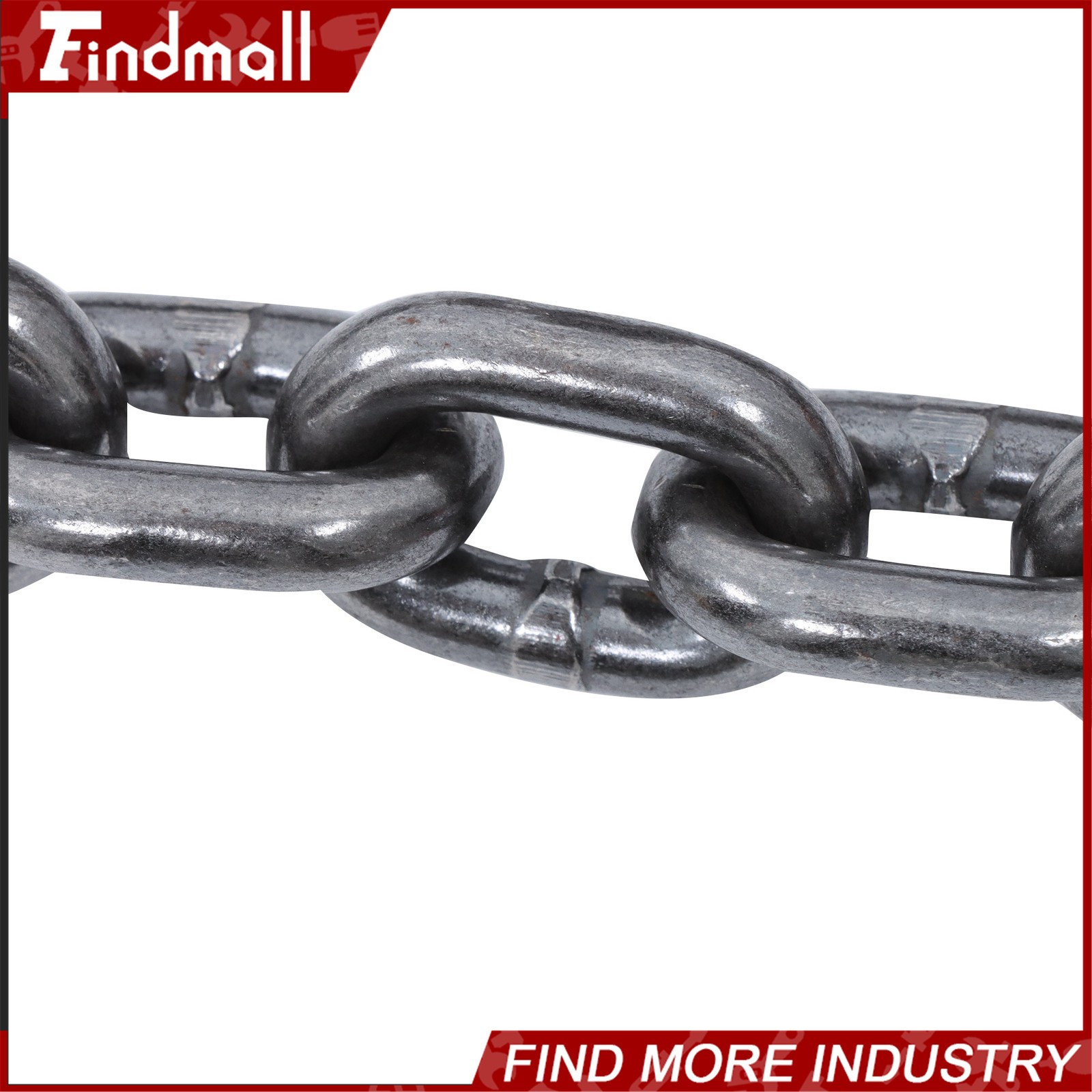 Findmall Chain Sling 5/16In × 5FT G80 11000Lbs 4 Legs Lifting Chain W/Adjusters