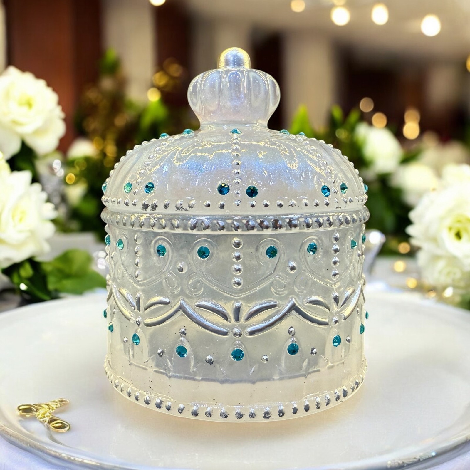 Handmade Filigree Jar Mold For Resin