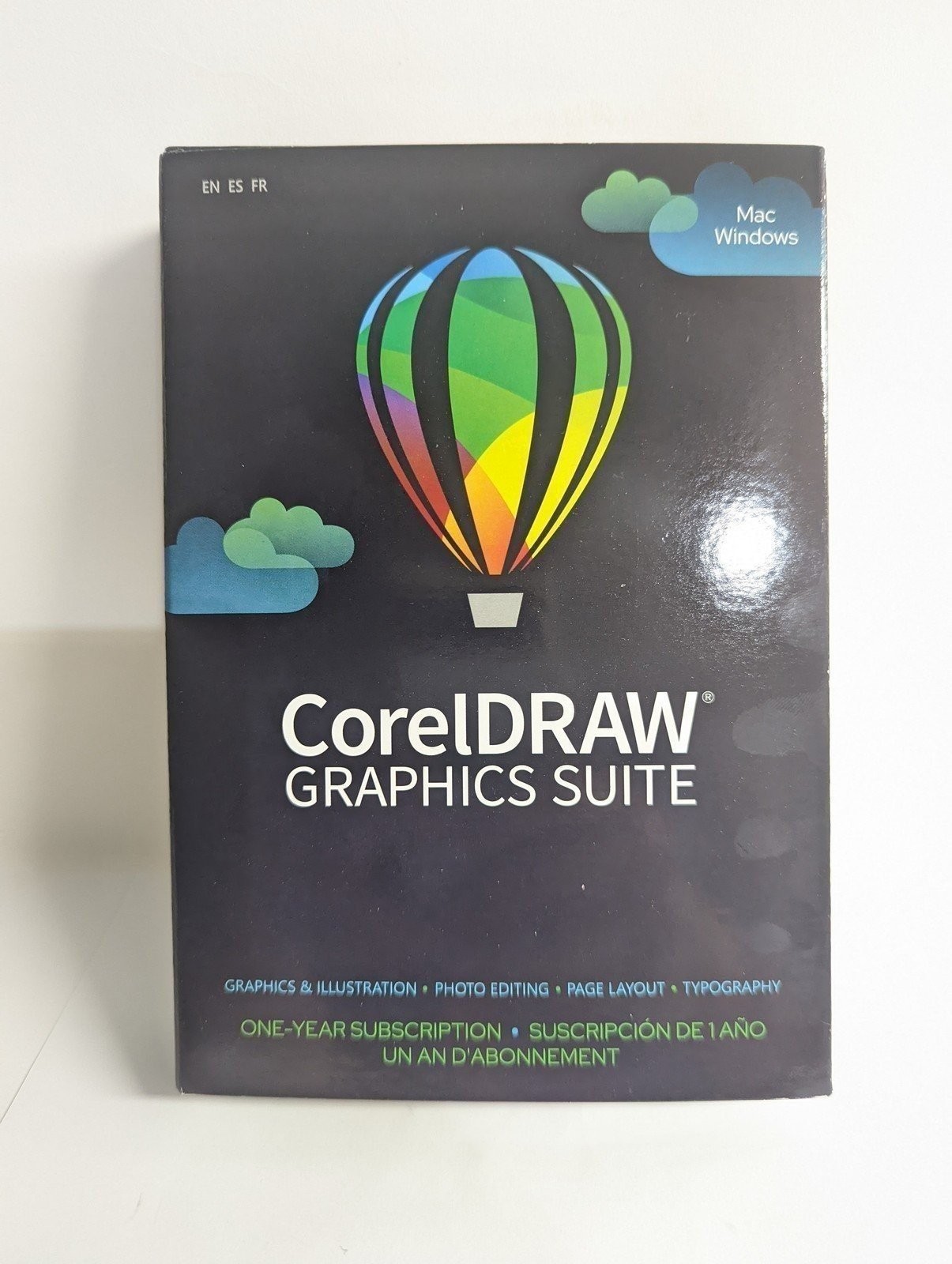 CorelDraw Graphics Suite - Windows or MAC OS - 1 Year Subscription