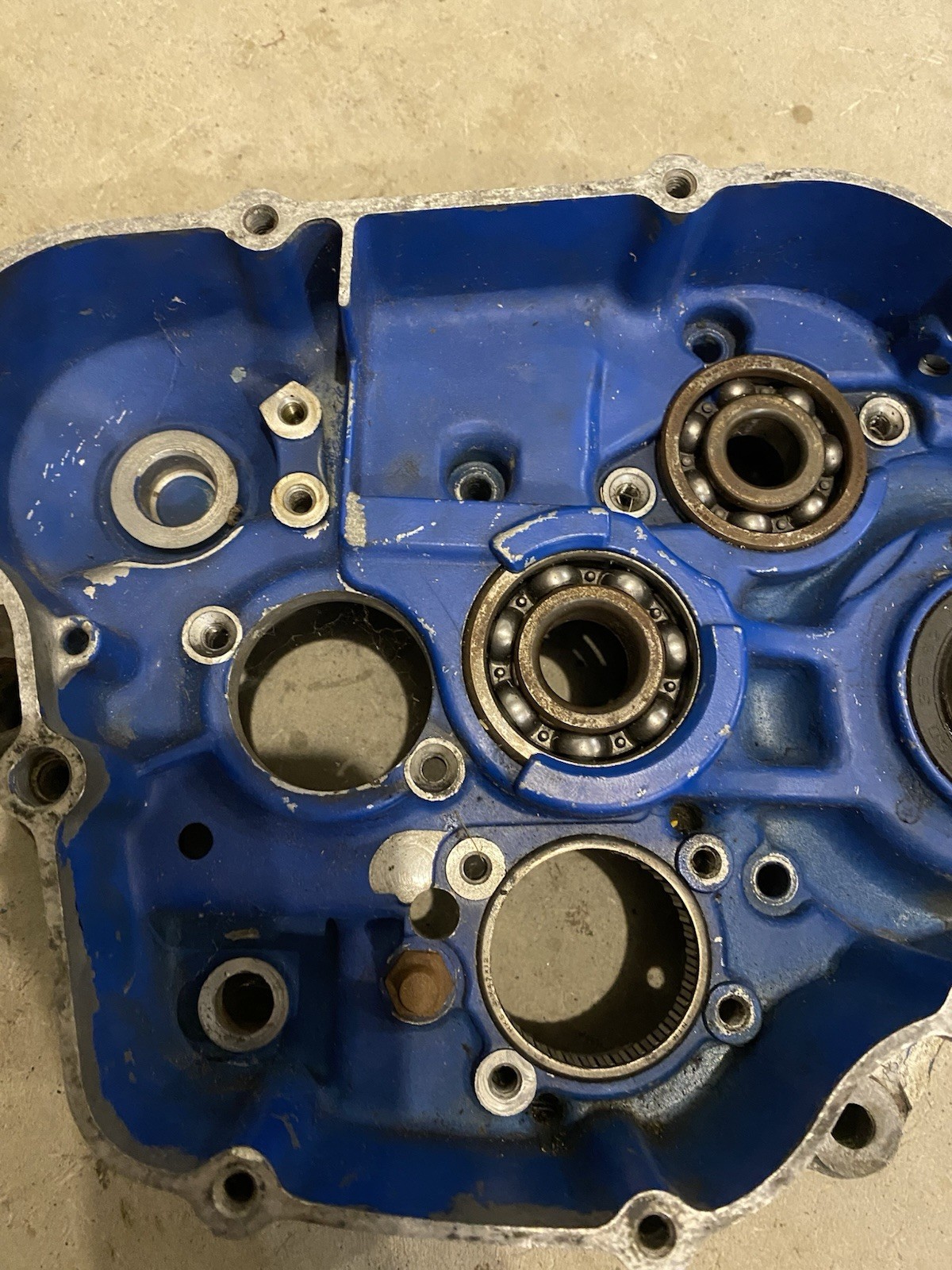 1987-1991 LT250R RIGHT SIDE CASE HALF, NO CRACKS