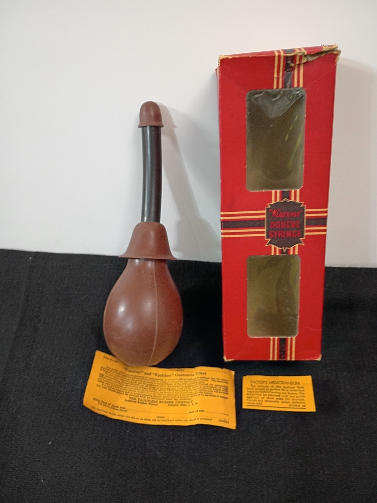 Vintage No. 1 Wearever Douche Syringe by Faultless Rubber Co.