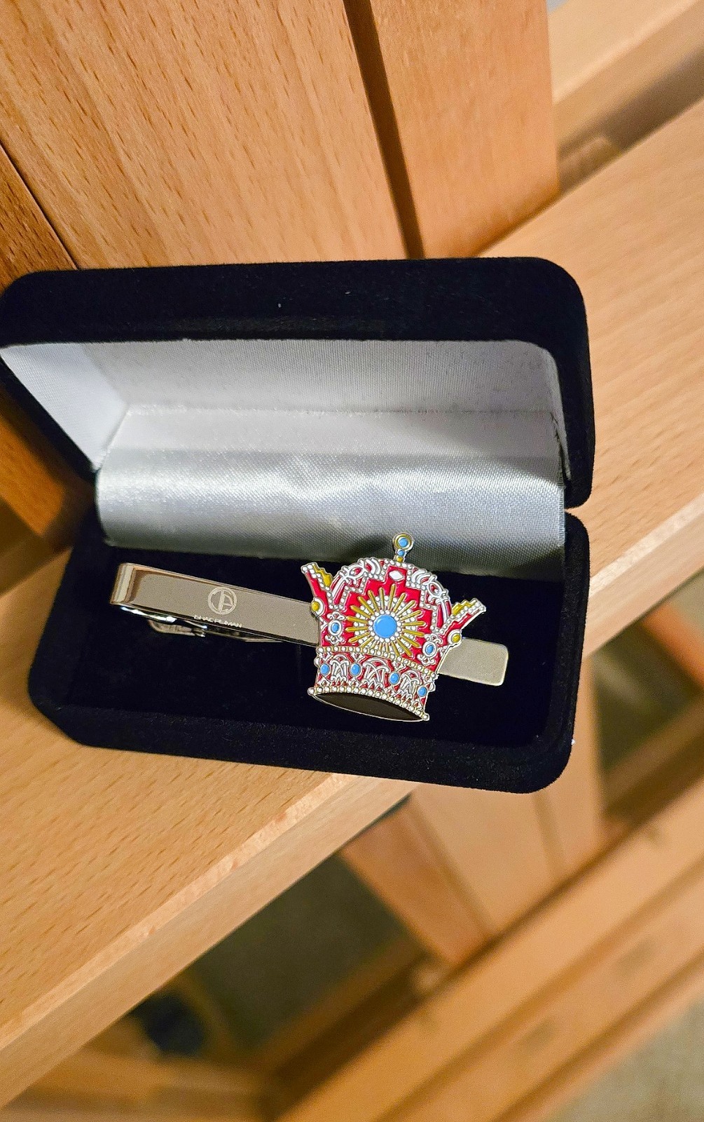 tie clip for men PAHLAVI CROWN         سنجاق کراوات تاج پهلوی