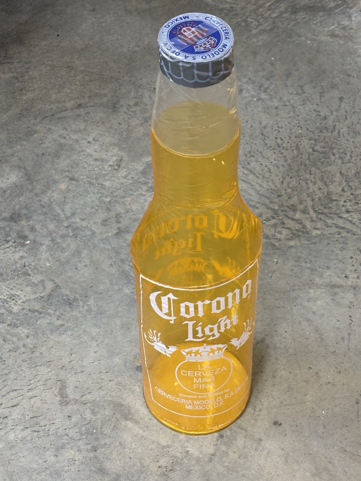 Corona Light Beer Inflatable Blow Up Bottle 26” Man Cave Bar Breweriana