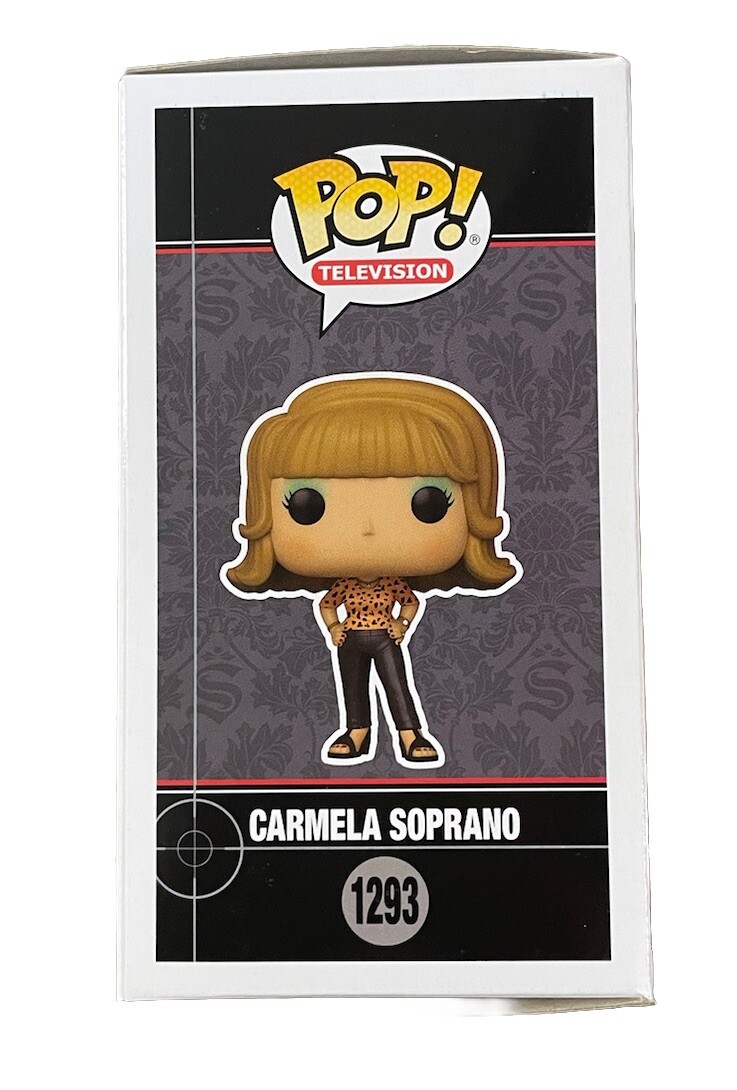 Edie Falco Signed Carmela Soprano Funko Pop #1293 The Sopranos Beckett Witnessed