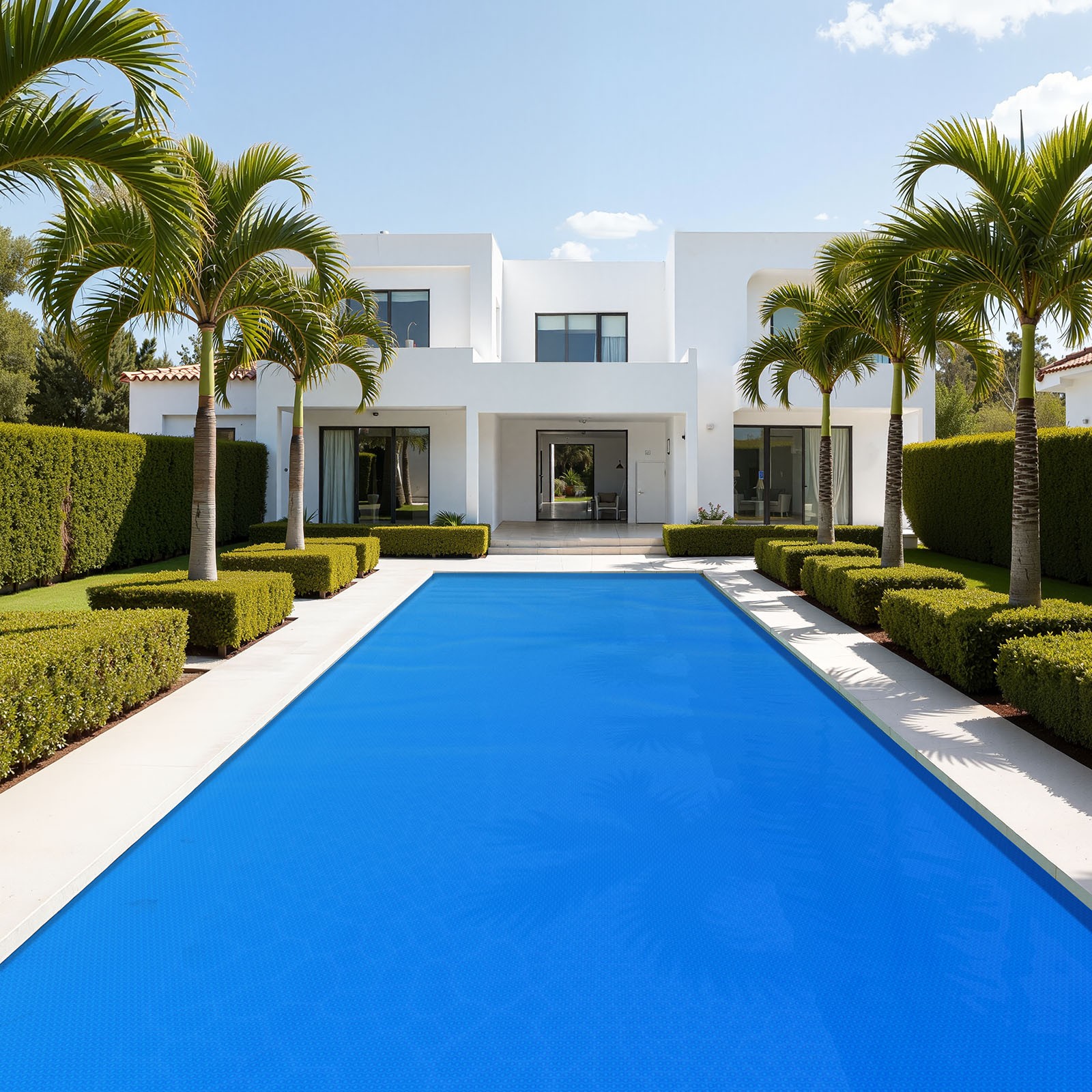 Uimoso 12 Mil Solar Pool Cover 36 x 16 ft Blanket Swimming Pool Heater Cover