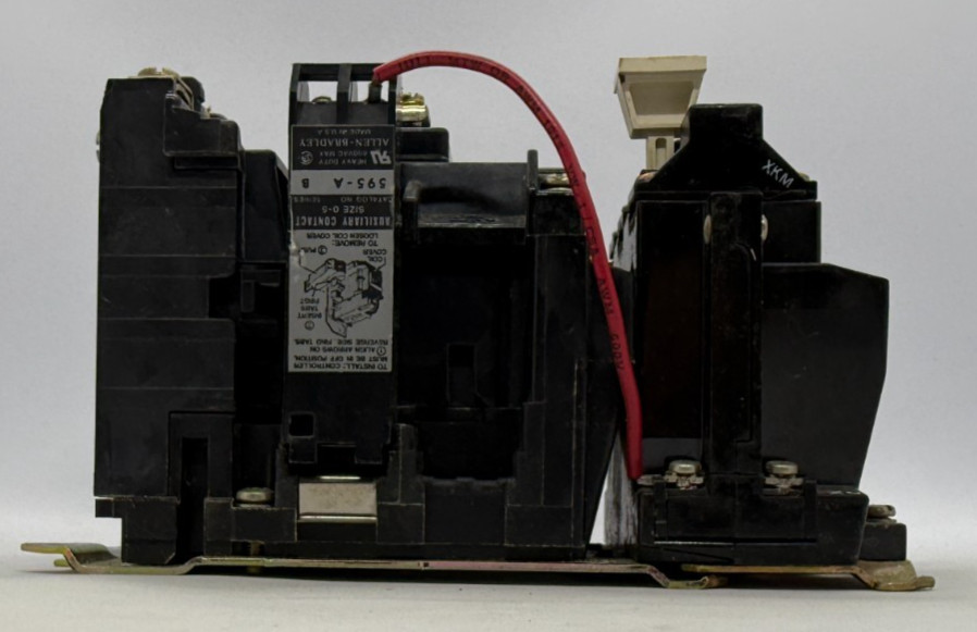 509-BOD Allen-Bradley Motor Starter Contactor 10 HP 600 VAC 27 amps. Size 1 (Z2)