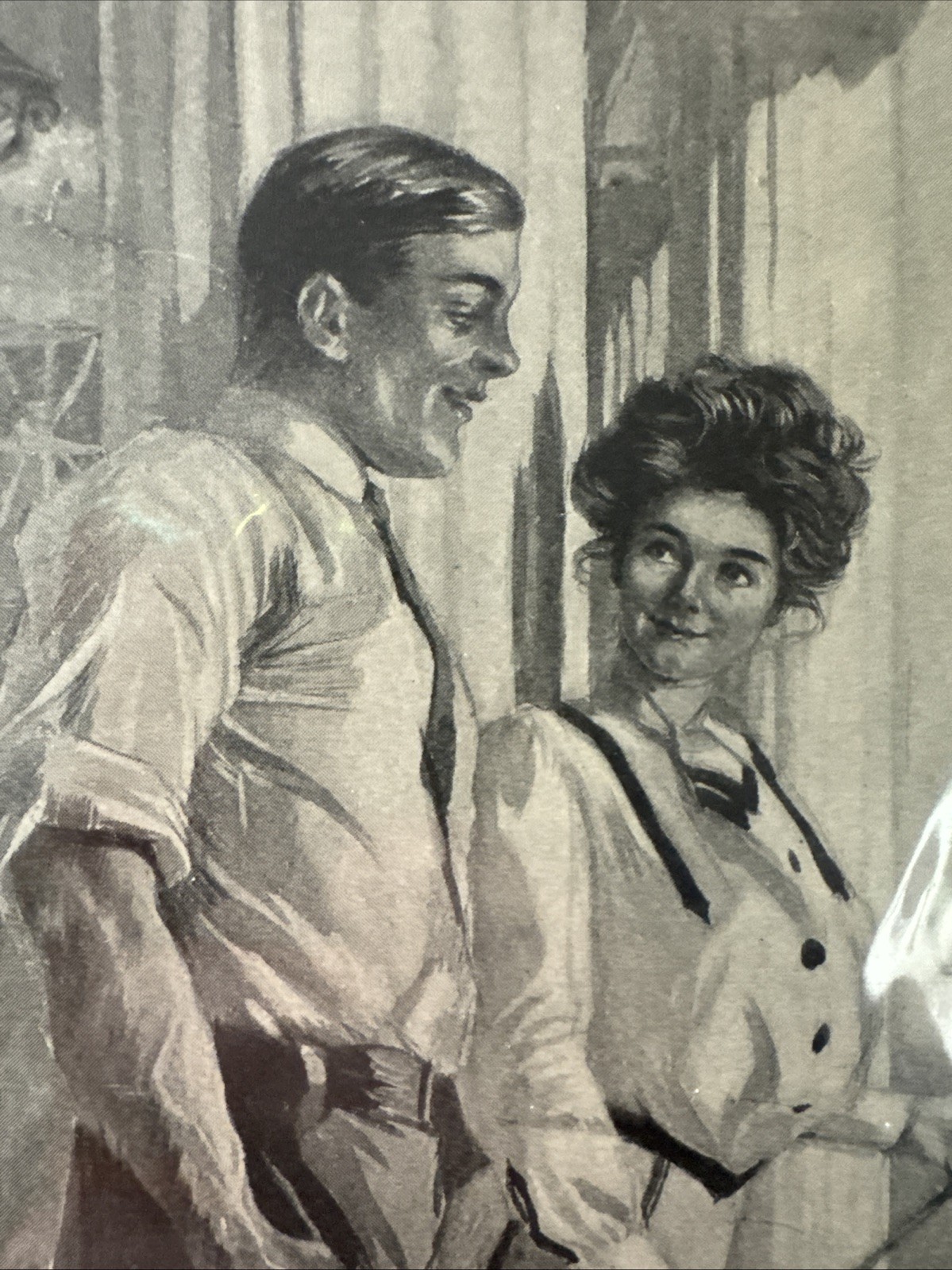 FREE SHIP! 1903 Stuart Travis "The Bear's Triumph" Illustration on Board