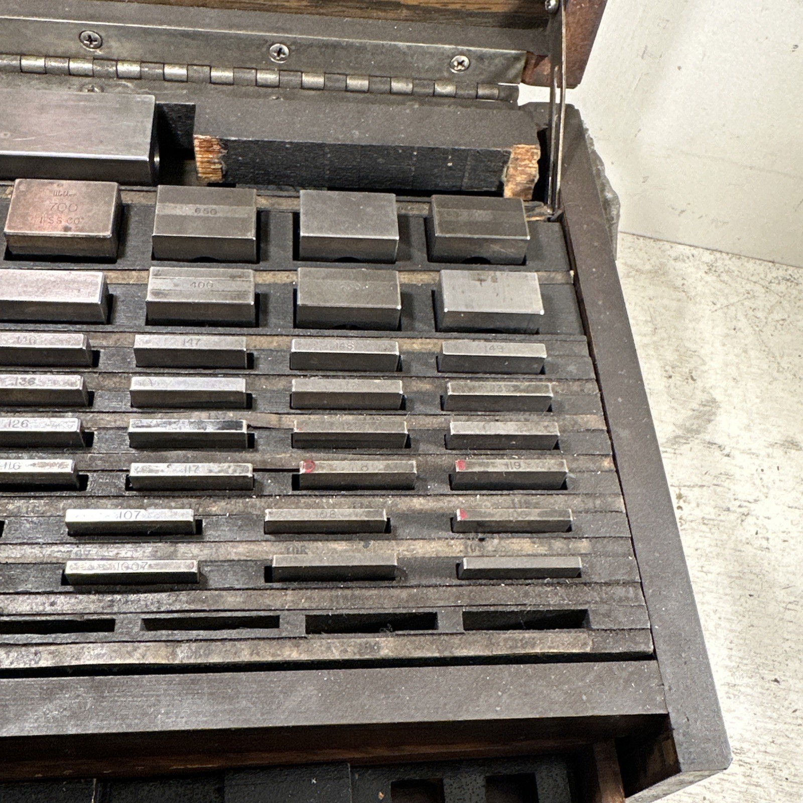 Vintage Starrett Webber 613A Model SS81A1X GR 3 Gage Block Set 95 Plus Pieces