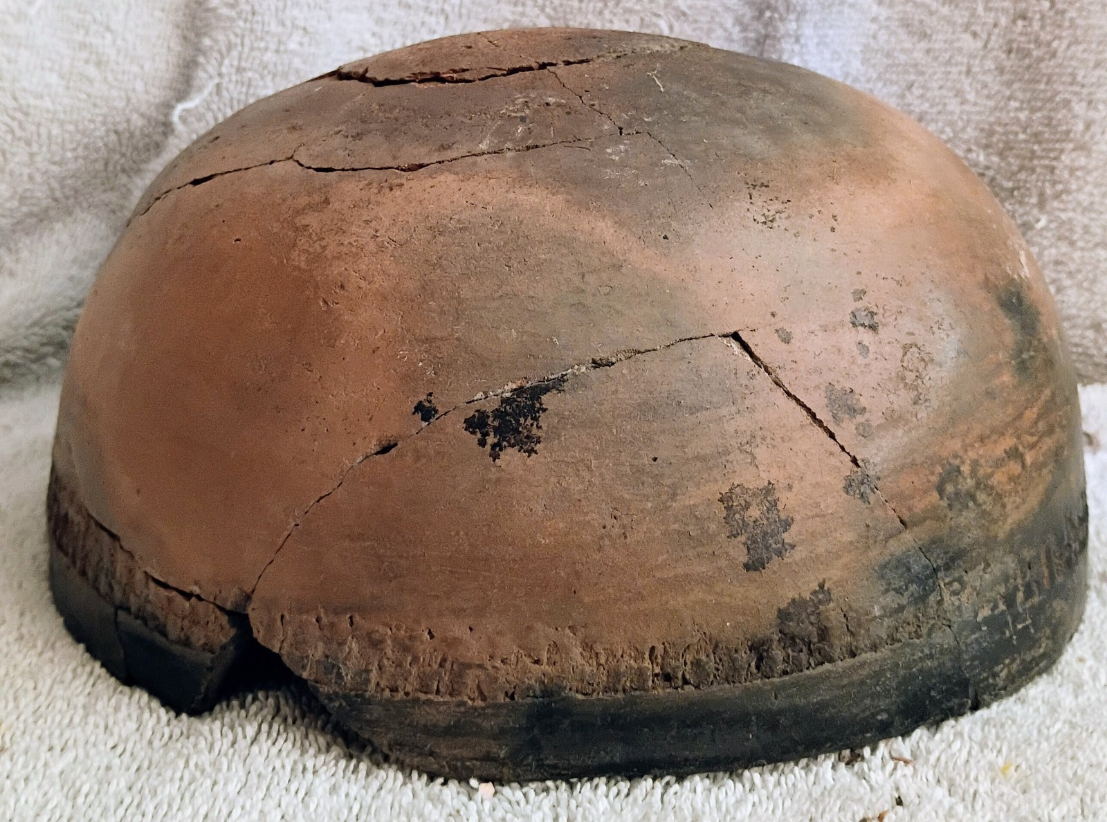 Great Antique Ancestral Pueblo Onion Skin Bowl