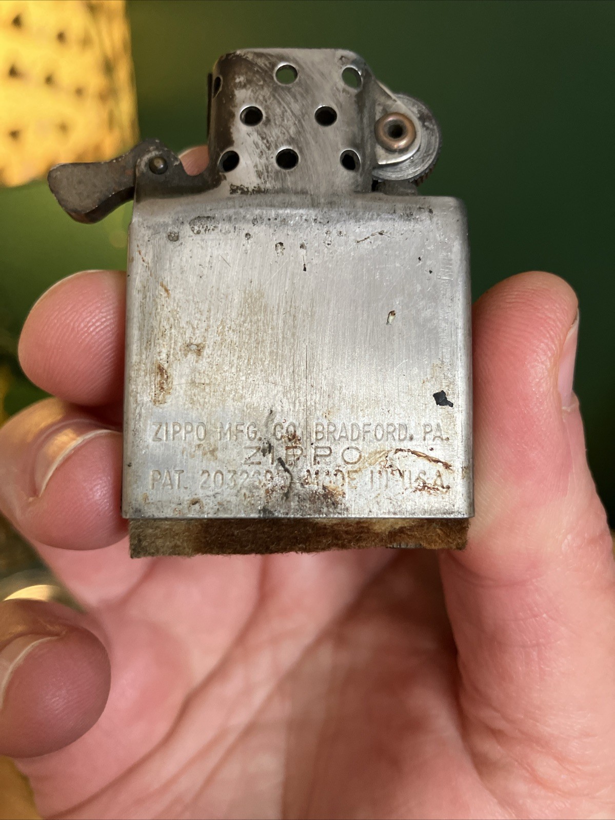 1950s Korean War K-8 Airmens Open Mess 5th AirForce Lighter TrenchArt Korea Map