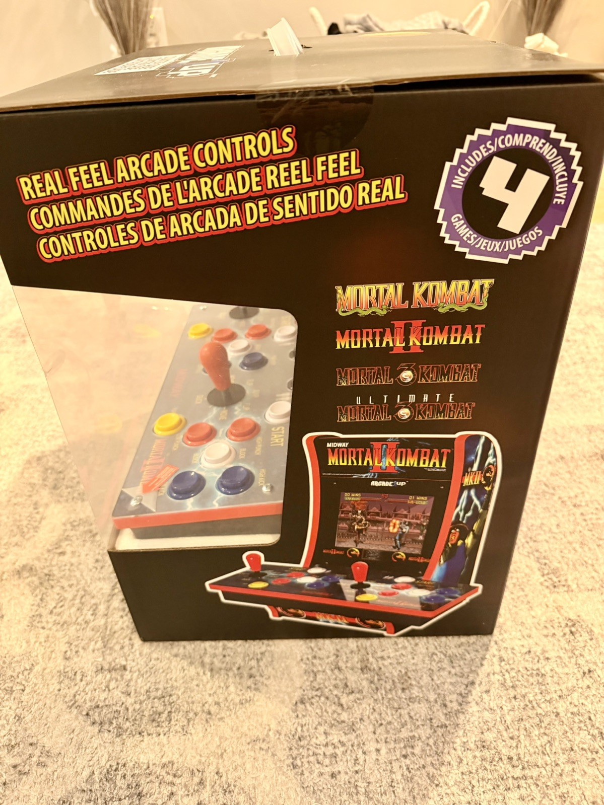 ARCADE 1UP MORTAL KOMBAT II COUNTERCADE 4-IN-1 2-PLAYER BRAND NEW NEVER OPENED