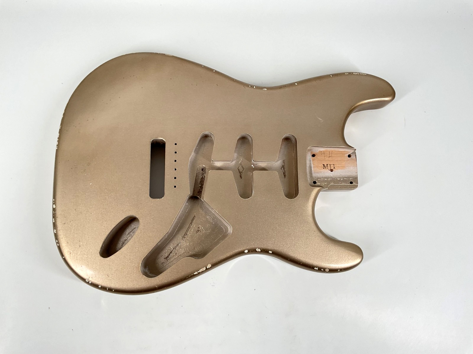 MJT Official Custom Vintage Aged Nitro Guitar Body Mark Jenny VTS Shoreline Gold