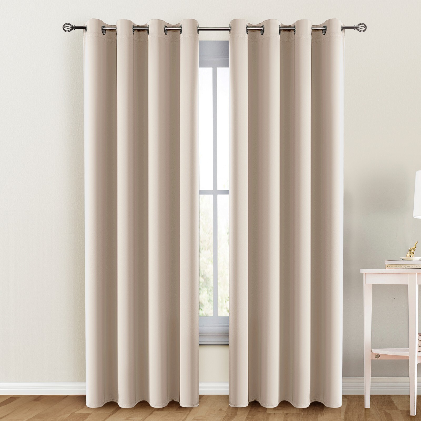 Blackout Curtain Room Darkening Window Curtains Insulated Thermal Grommet Panels