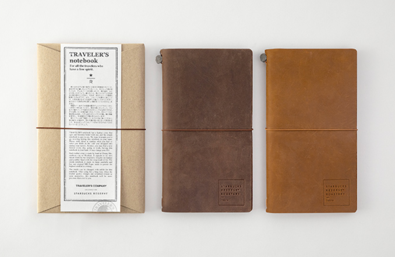 Starbucks Reserve Roastery Tokyo Traveler's Notebook Brown Tokyo Exclusive