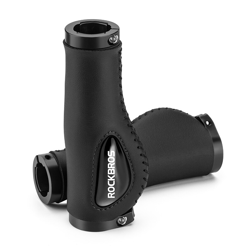 ROCKBROS Bike Handlebar Grips Double Lock-on Non-slip Liquid Silicone Soft Grips