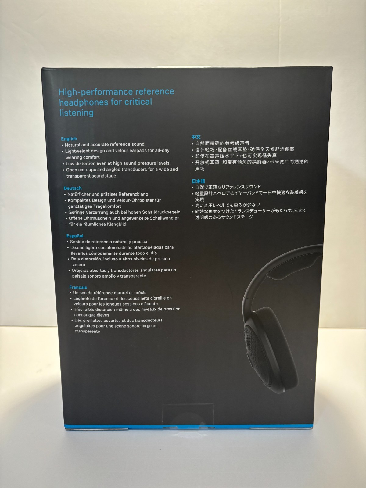 Sennheiser Open Ear Cup Wired Headphones HD 560S 3.5 MM Connector Black NEW