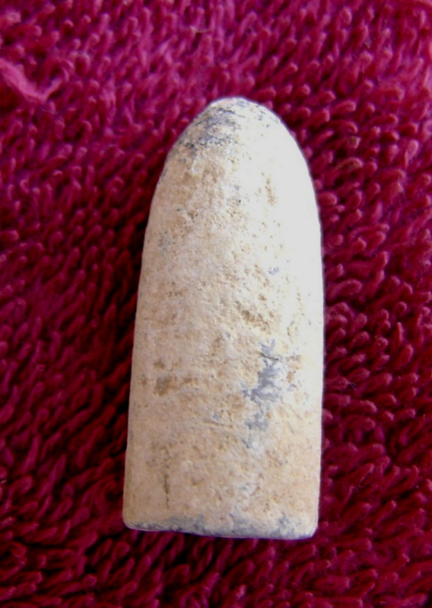 EXCAVATED & DROPPED CONFEDERATE  .52 CALIBER GREENE BULLET (SHILOH)