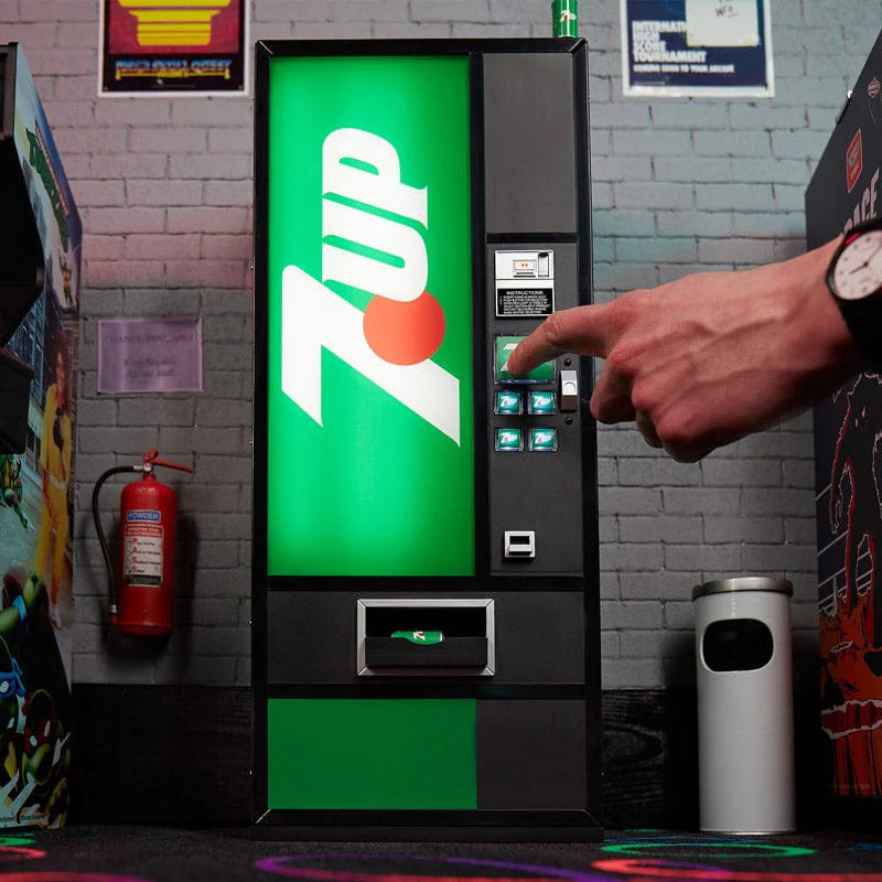 7UP Numskull Quarter Arcades 1/4 Scale USB Charging Machine power 5 units