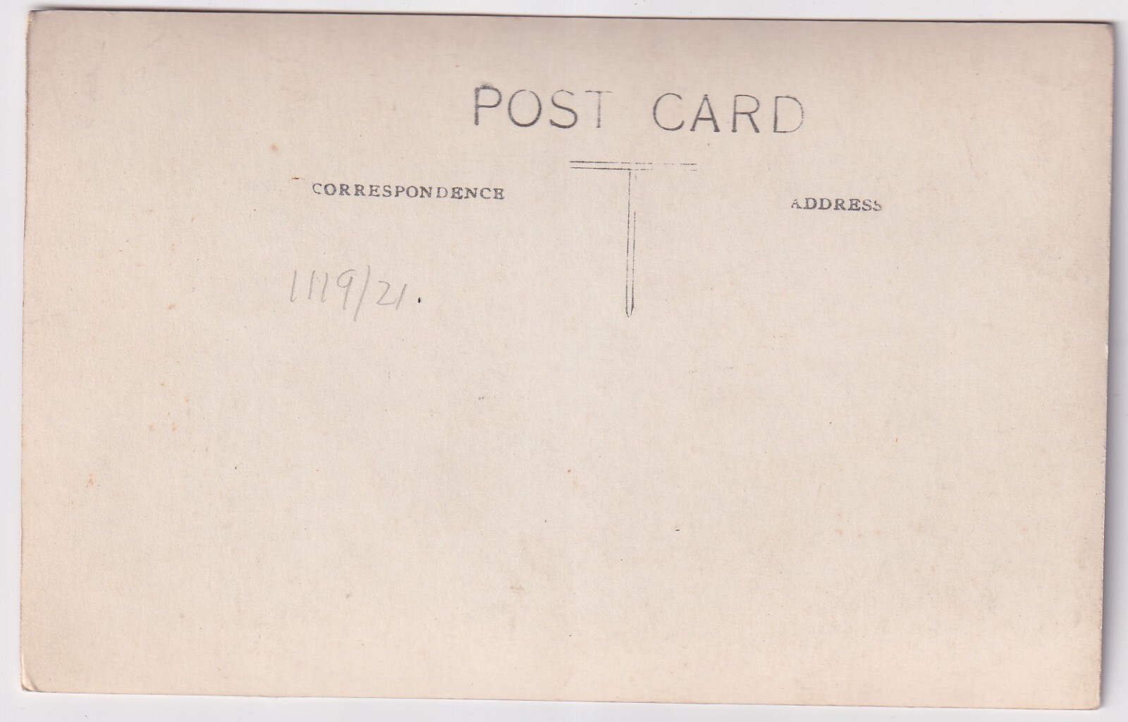 Original WW1 photo postcard Women's Army Auxiliary Corps WAAC cap badge on hat