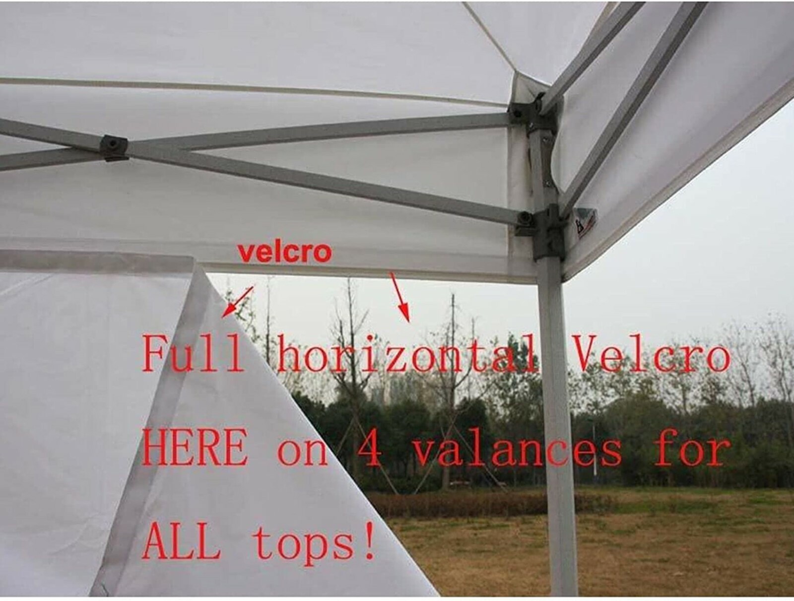 10x10 Enclosure Zipper Side Walls Kit Panels For EZ Pop Up Canopy Gazebo Tent