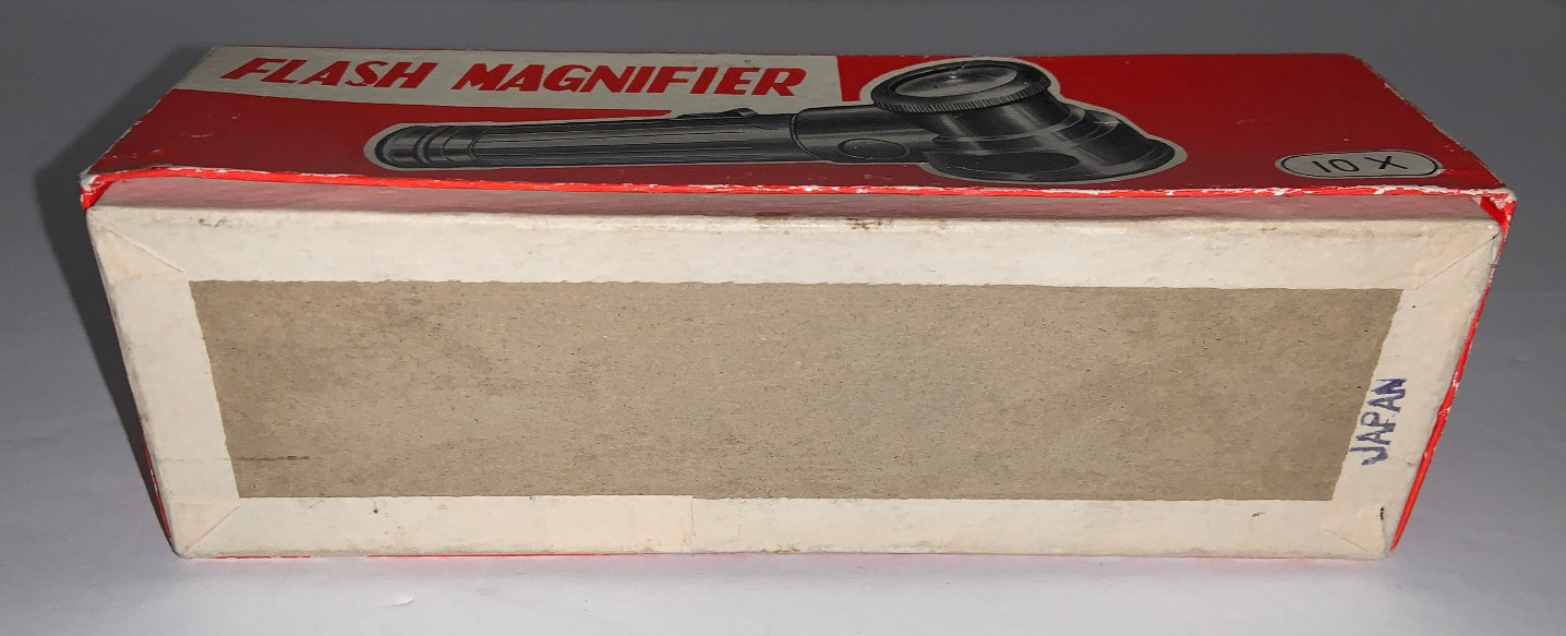Vintage NOS Flash Light Magnifier 10x