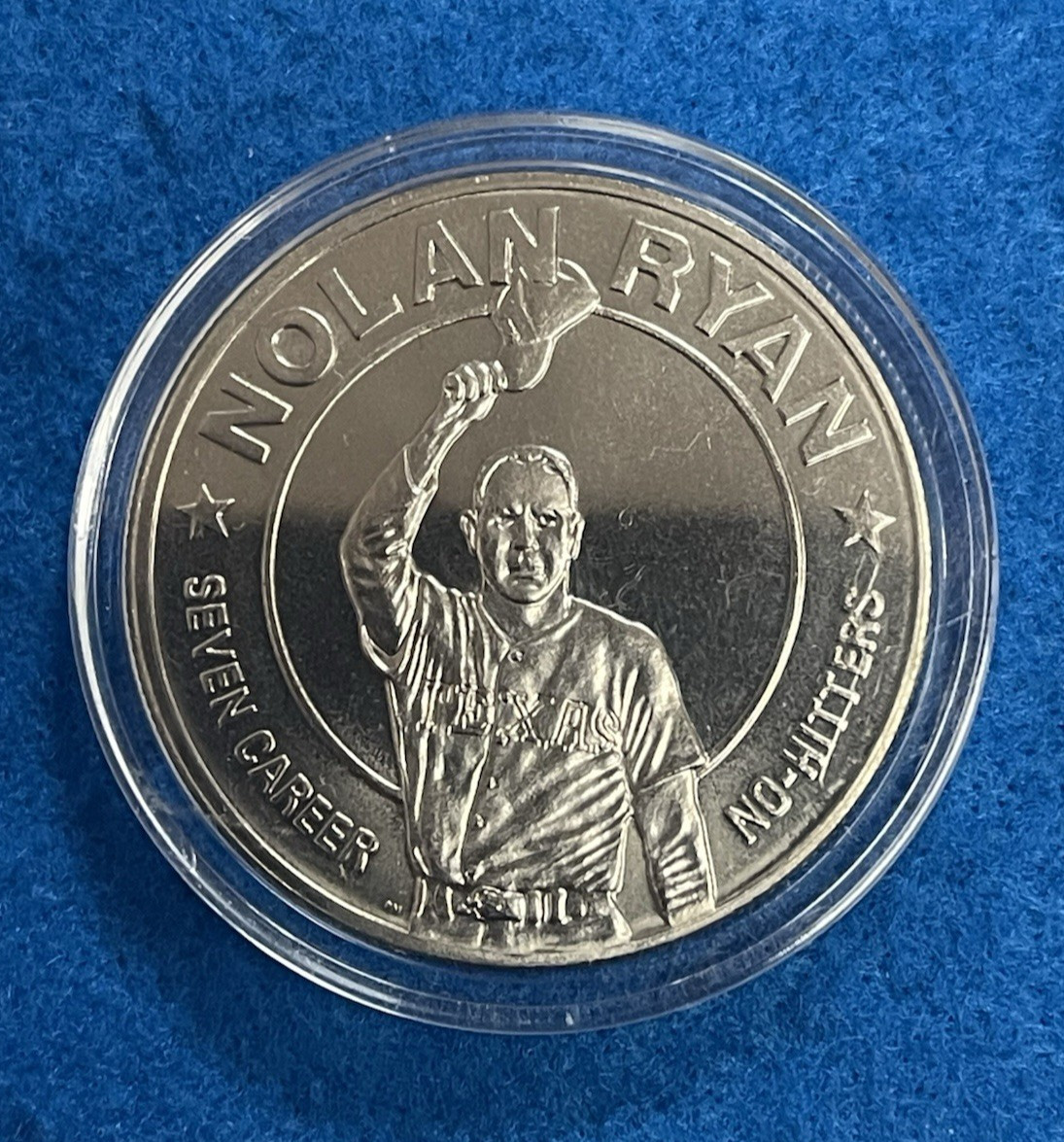 1993 Republic of Liberia $1 Nolan Ryan Baseball Commemorative Coin KM#101
