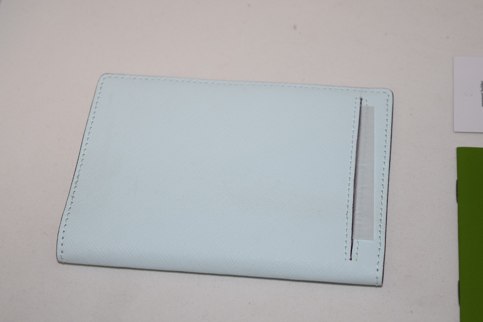 KATE SPADE MIKAS POND PASSPORT HOLDER WALLET, ISLAND WATERS, NWT