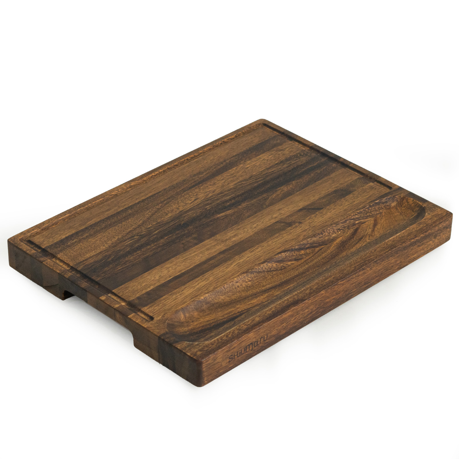 SHUMARU Tropical Walnut Wood Cutting Board – 17x13x1.6" Charcuterie