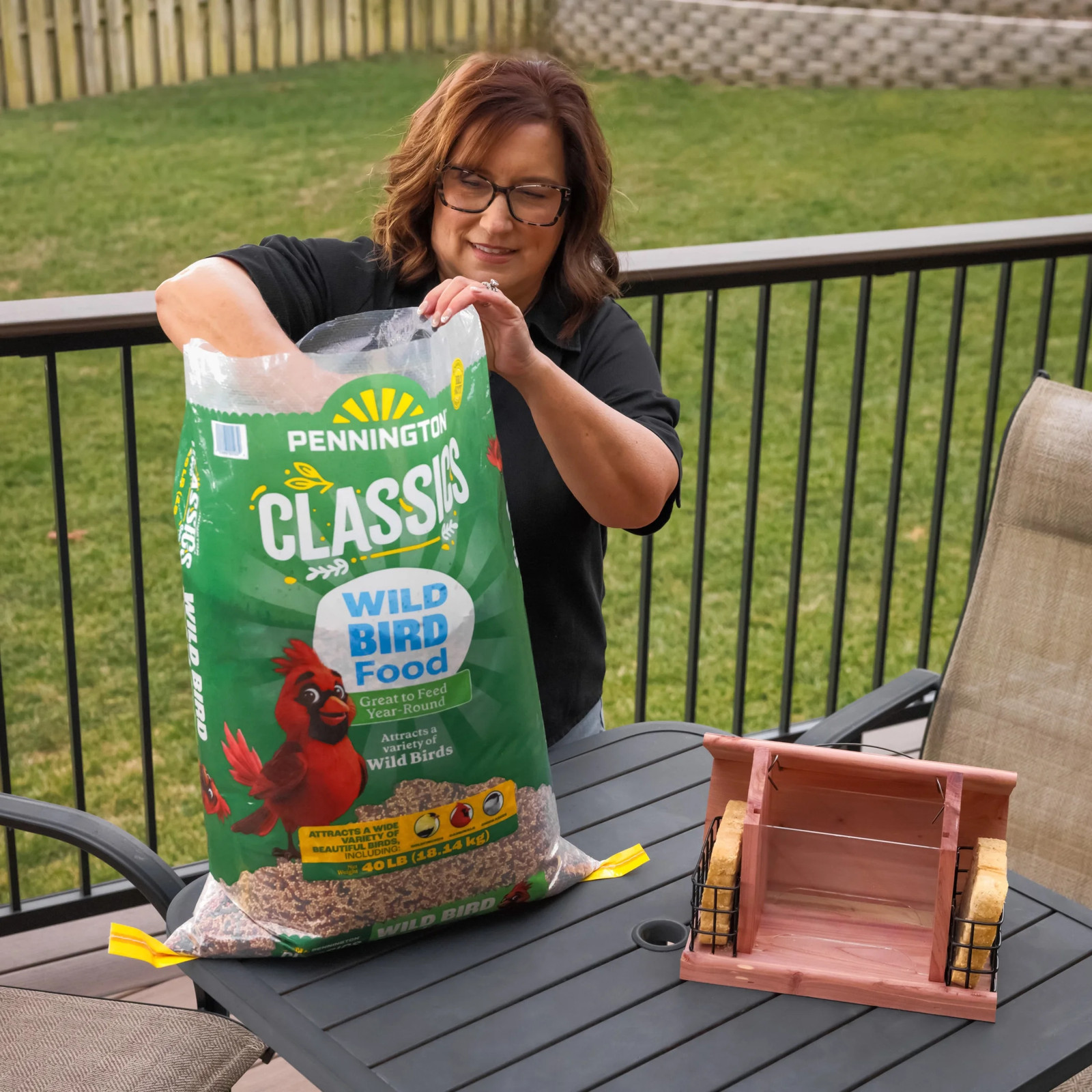 Classic Wild Bird Feed and Seed, 40 Lb. Bag, 1 Pack