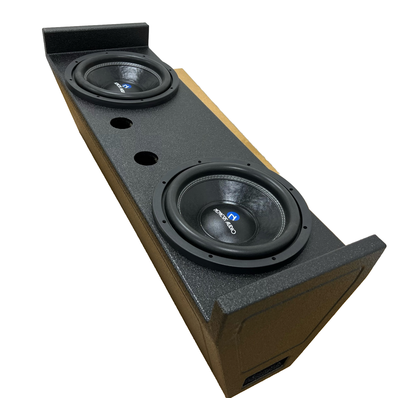 Mega Bass Dual 12" Ported SUV Subwoofer Sub Box Enclosure - Behind 3rd Row