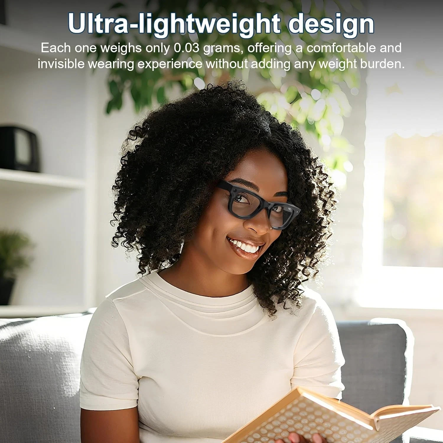 LED Light Blocking Stickers Compatible with Ray-Ban Meta Wayfarer/Skyler/Headlin